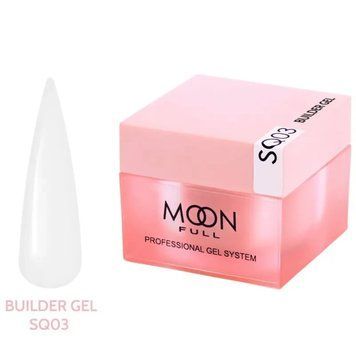 Гель для наращивания Moon Full Builder Gel 30ml №SQ03 молочный без HEMA и TPO, гипоаллергенный SQ03 фото