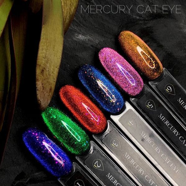 Гель-лак Crooz Cat Eye Mercury - кошачий глаз с частичками потали №06, 8 мл N8938506 фото
