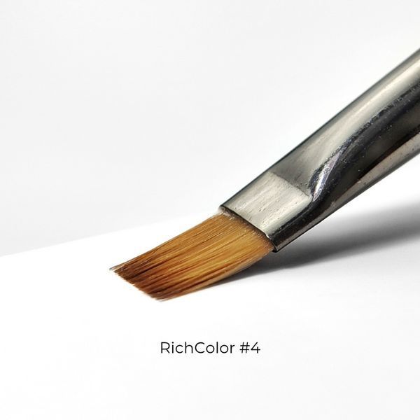 Кисть для геля и дизайна Richcolor №4 N04185 фото