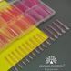 Верхние формы пластиковые с разметкой, для френча, 15 размеров, 150 шт, розовые 25367 фото 1