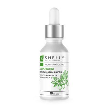 Укрепляющая сыворотка Shelly для ногтей с маслом жожоба и витаминами А, Е,10 мл 446744 фото