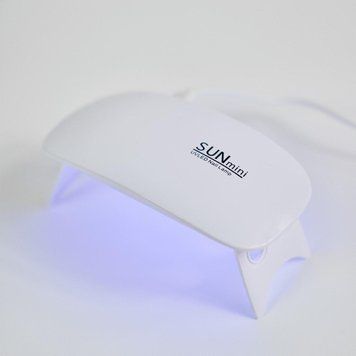 Лампа для сушки ногтей Sun Mini 6W с usb подключением 875221 фото