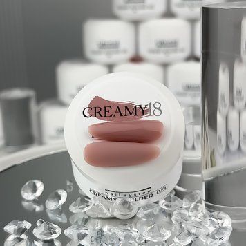 Однофазний гель CROOZ Creamy builder gel №18, 15 мл N123518 фото