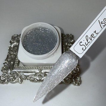 Гель для нарощування нігтів JS Silver Ice, 15 г N003635 фото