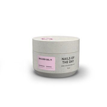 NAILSOFTHEDAY Builder Gel 11 &ndash; светло-розовый гель для наращивания ногтей, 15 мл 4823611 фото
