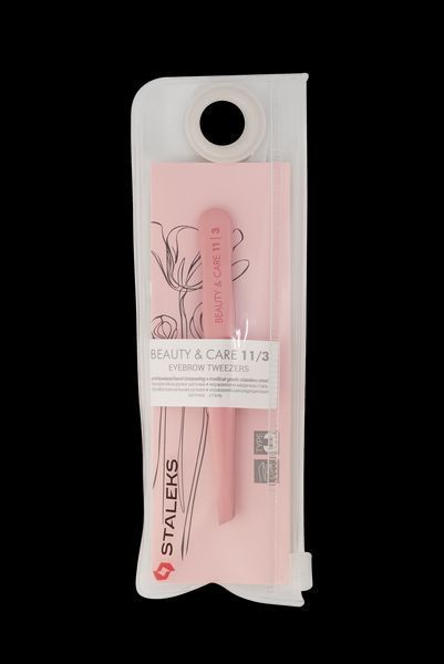 Пінцет для брів BEAUTY & CARE 11 TYPE 3 (широкі скошені кромки). TBC-11/3 фото