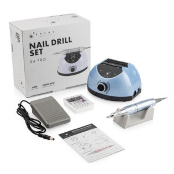 Фрезер для маникюра Bucos Nail Drill X4 BLUE OCEAN 65 Вт, 35 000 об./мин. N11071 фото