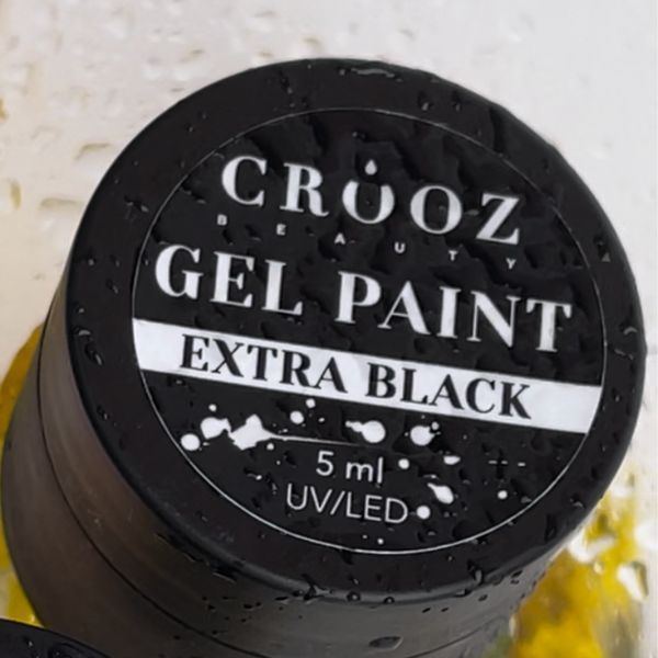 Гель-краска Crooz Gel Paint Extra Black экстра черная 5 г N368075 фото
