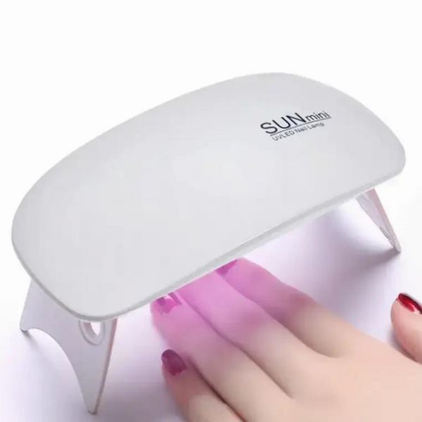 Лампа для сушки ногтей Sun Mini 6W с usb подключением 875221 фото
