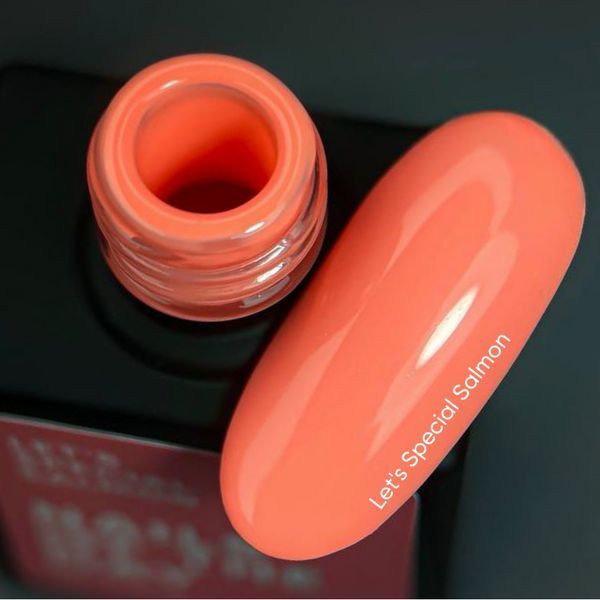 NAILSOFTHEDAY Let&rsquo;s special Salmon &mdash; особливий лососевий гель лак для нігтів, що перекривається в один шар, 10 мл 48204156 фото