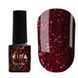 Гель-лак Red Hot Peppers Kira Nails 005, 6 мл (вишневий з малиновими блискітками) N01144 фото 1