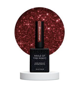 NAILSOFTHENIGHT Sangria gel polish &mdash; насичено червоний світловідбиваючий гель лак, 10 мл 489386 фото