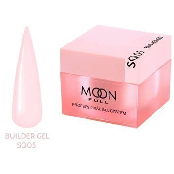 Гель для наращивания Moon Full Builder Gel 30ml №SQ05 нежно-розовый без HEMA и TPO, гипоаллергенный SQ05 фото