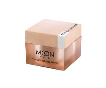 Moon Full Top Coat Cashemir без HEMA та ТРО кашемировый топ для гель лака 30 мл (в баночке) N3220653 фото