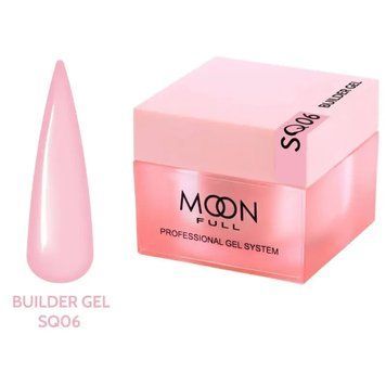 Гель для наращивания Moon Full Builder Gel 30ml №SQ06 лилово-розовый без HEMA и TPO, гипоаллергенный SQ06 фото