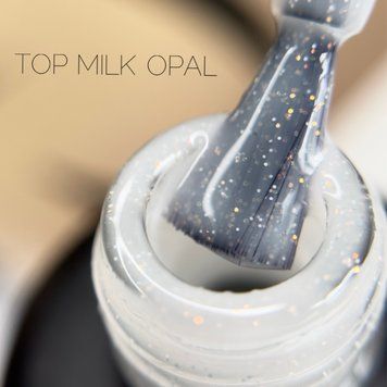 Топове покриття для нігтів Crooz Top MILK OPAL, 8мл 9875431 фото