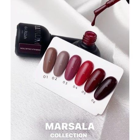 Гель-лак для ногтей Lukum Marsala Collection №03, 10 мл N09487 фото