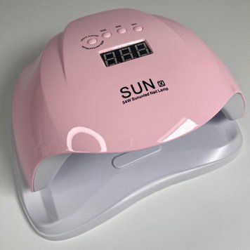 Лампа для сушки ногтей SUN X UV+LED 54 Вт Розовая N4576357 фото