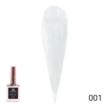 Твердый гель для ногтей Hard Gel GLOBAL FASHION №01 прозрачный, 15 мл 8223 фото