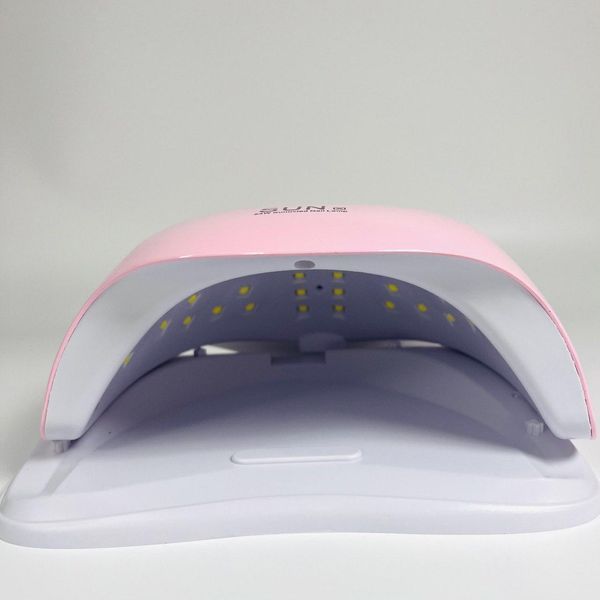 Лампа для сушки ногтей SUN X UV+LED 54 Вт Розовая N4576357 фото
