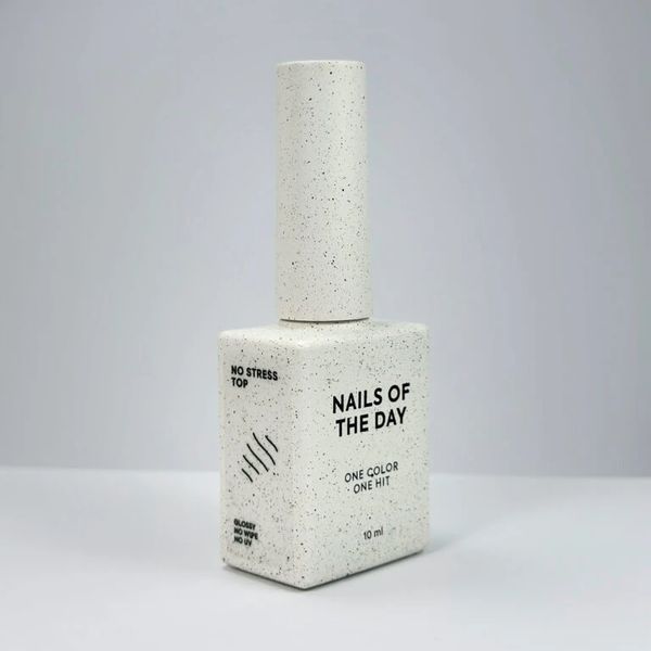 NAILSOFTHEDAY No stress top no wipe-глянцевый топ для ногтей без липкого слоя и без уф-фильтров, топ 4820444117 фото