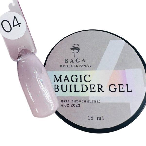 Гель для нарощування SAGA Builder Gel Magic №04, 15мл 55376 фото