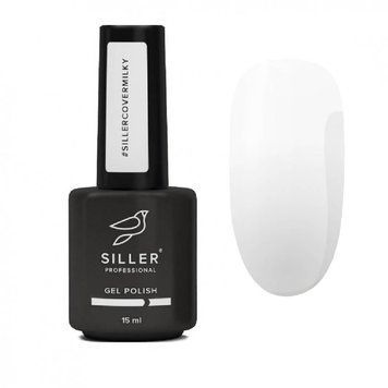 База для нігтів Siller Cover Base Milky, 15мл N013166 фото