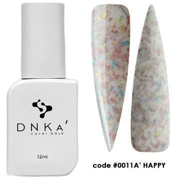 Камуфлирующая база для ногтей DNKa' Cover Base 011A&rsquo; Happy, 12 мл DNKA0011A фото