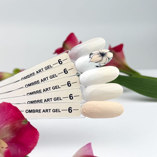 Гель краска Crooz art gel ombre, 5 в 1, №06, 3 мл CAO06 фото