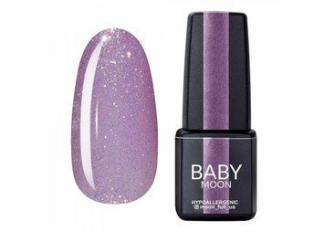 Гель-лак Baby Moon Full Dance Diamond №004 світло-бузковий із золотистим шимером, 6мл. 7745 фото