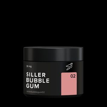 Гель для наращивания и дизайна ногтей Siller Bubble Gum Gel №02, 15 мл 65982 фото