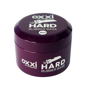 Каучуковая база для ногтей Oxxi Professional Hard Base, 30мл 671183 фото