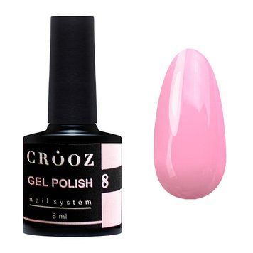 Гель-лак для ногтей Crooz 08 яркий светло-розовый 8 мл N008008 фото