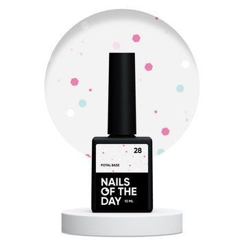 База для нігтів з поталю NAILSOFTHEDAY Potal base 028, 10 мл 48248288 фото