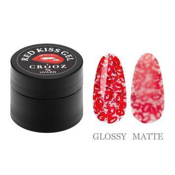 CROOZ Гель для дизайна Kiss gel red, 5г N456907 фото