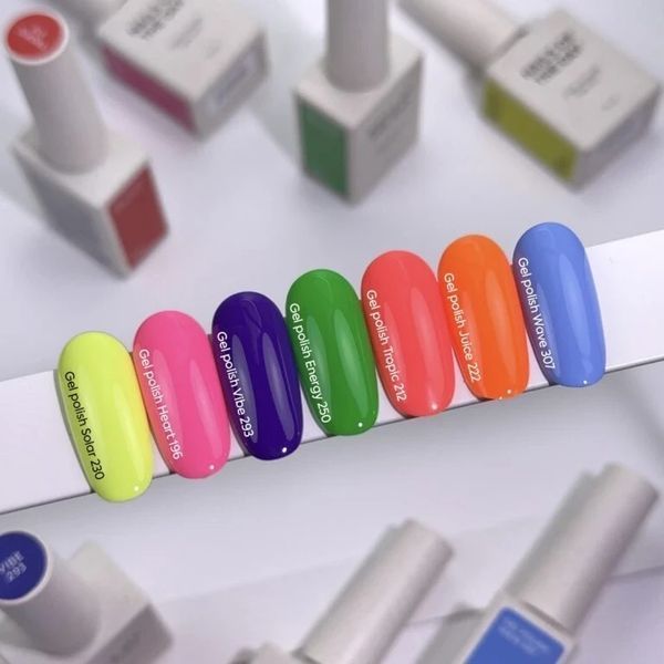 Гель&ndash;лак для нігтів NAILSOFTHEDAY Vibe 293 &mdash; яскраво-фіолетовий, що перекривається в один шар, 10 мл 06475 фото