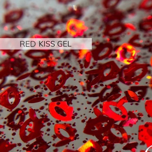 CROOZ Гель для дизайна Kiss gel red, 5г N456907 фото