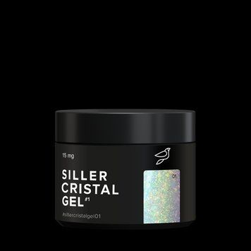 Гель для дизайна ногтей Siller Cristal 01, 15 мл 444466601 фото