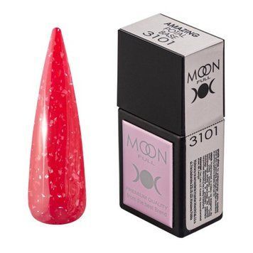 База для ногтей с поталью Moon Full Amazing Potal base 3101, 12 мл 4521301 фото