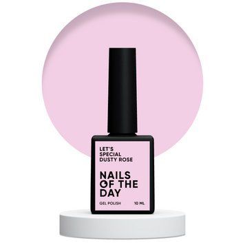 NAILSOFTHEDAY Let's special Dusty Rose &mdash; особый бдительно-розовый гель для ногтей, перекрывающийся в один слой 48204166 фото