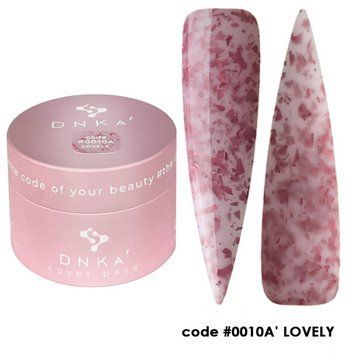 Камуфлирующая база для ногтей DNKa' Cover Base 0010A&rsquo; Lovely, 30 мл DNKA0010A-30 фото