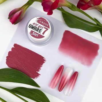 Гель краска Crooz art gel ombre, 5 в 1, №07, 3 мл CAO07 фото