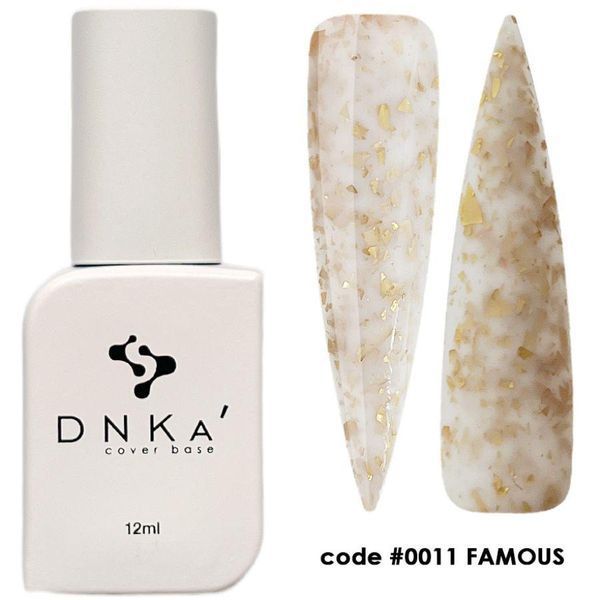 Камуфлююча база для нігтів DNKa&rsquo; Cover Base 011 Famous, 12 мл DNKA0011 фото