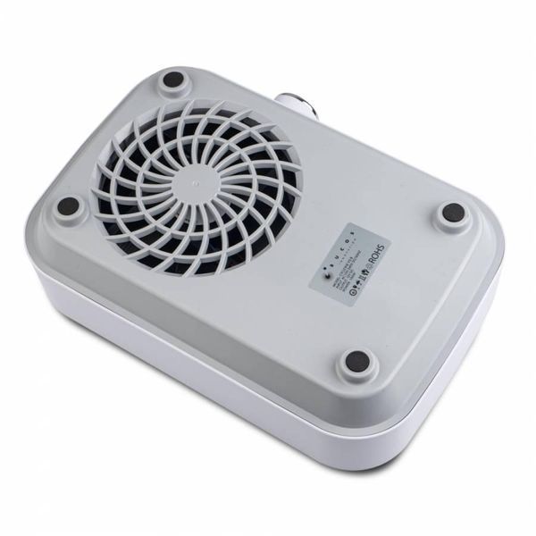 Вытяжка для маникюра с HEPA фильтром и аккумулятором BUCOS CYCLONE V3-B 100Вт белая N111666 фото