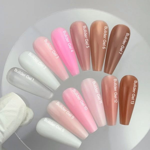 NAILSOFTHEDAY Builder Gel 02 &ndash; бело-молочный гель для наращивания ногтей, 30 мл 692362 фото