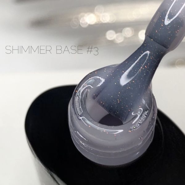 База для нігтів з шиммером Crooz Shimmer Base №3, 8мл N935672 фото