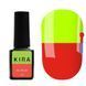 Гель-лак Kira Nails Termo T07 (кирпично-красный, при нагревании кислотно-желтый), 6 мл N01669 фото 1