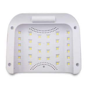 Лампа для манікюру LEDME 5B 120W SILVER з акумулятором L69388 фото
