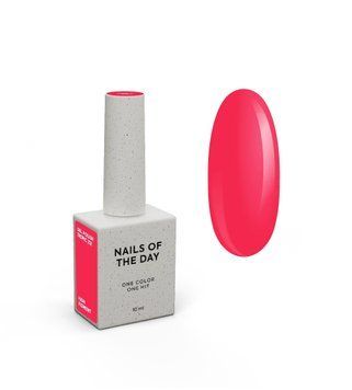 Гель&ndash;лак для ногтей NAILSOFTHEDAY Tropic 212 - розово-коралловый, перекрывающийся в один слой, 10 мл 06477 фото