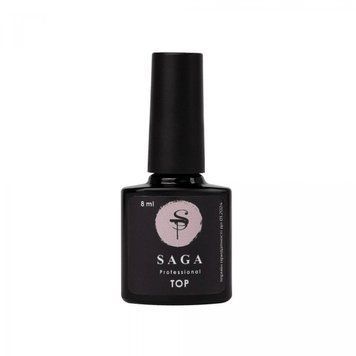 Топ для гель-лака без липкого слоя Saga Professional Top №ONE, 8 мл N015321 фото